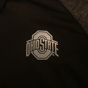 Ohio State black & grey full zip hoodie
